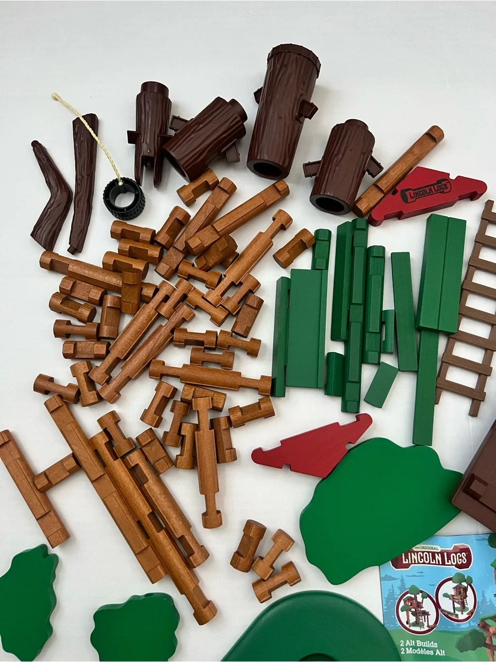 Lincoln Logs 2 Tiered Tree House Building Set, Educational Toy, Gift Retro